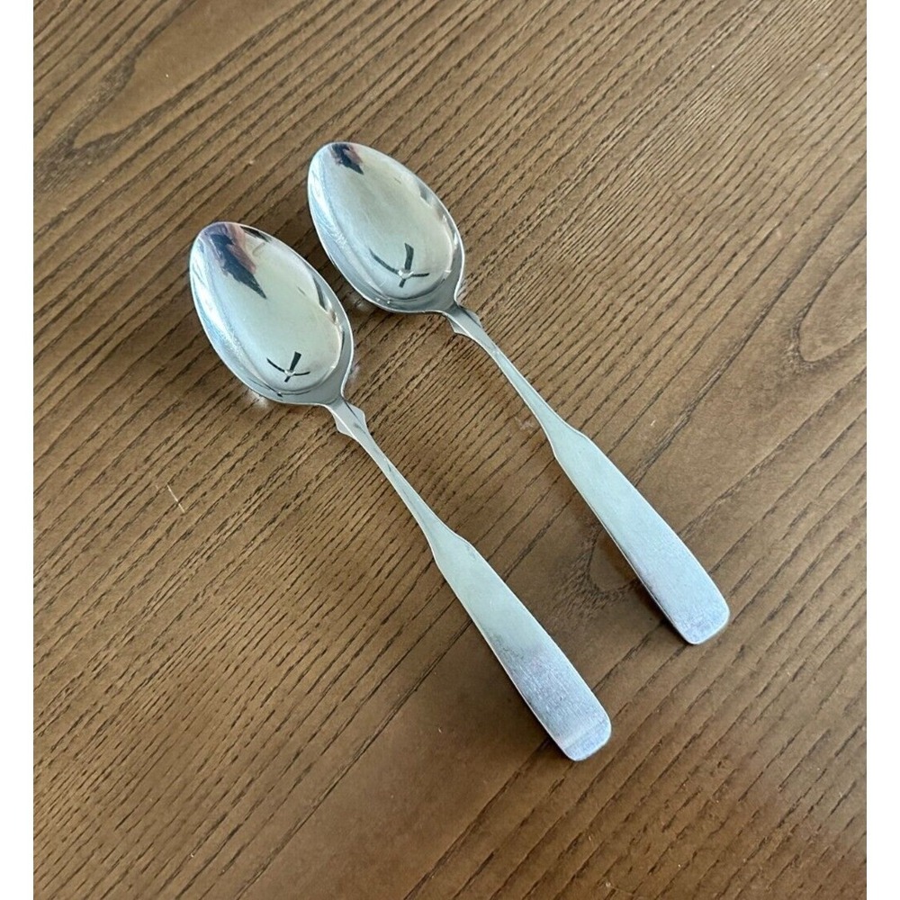 2 8'' Rogers 18/8 Stainless Japan WILMINGTON Serving Spoons